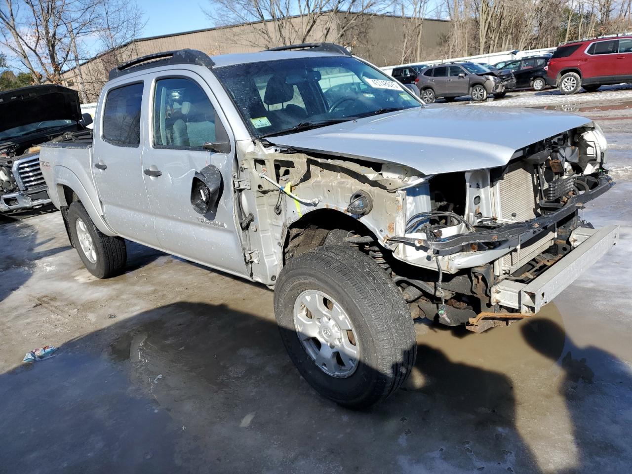 2013 Toyota Tacoma VIN 5TFLU4ENXDX064136 Copart auction photo, front end damage thumbnail 4