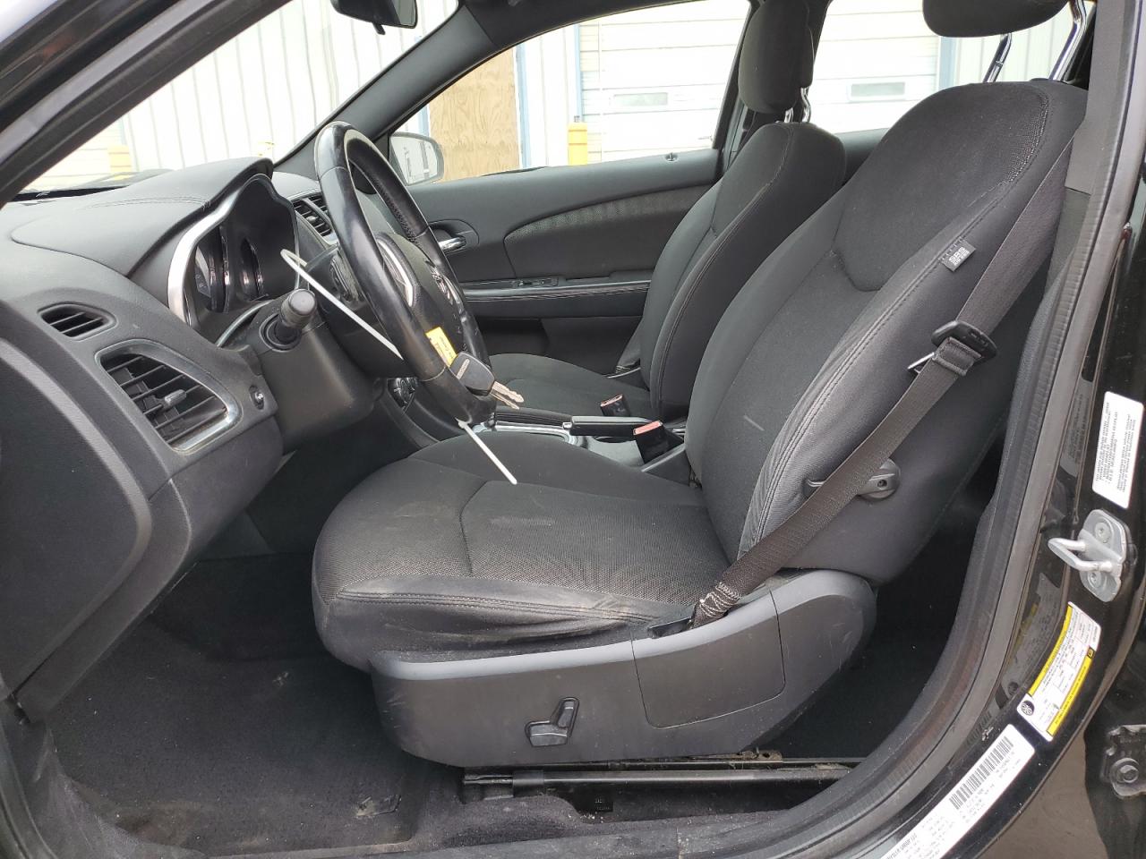 2012 Dodge Avenger VIN 1C3CDZCB1CN174898 Copart auction photo, side damage thumbnail 7