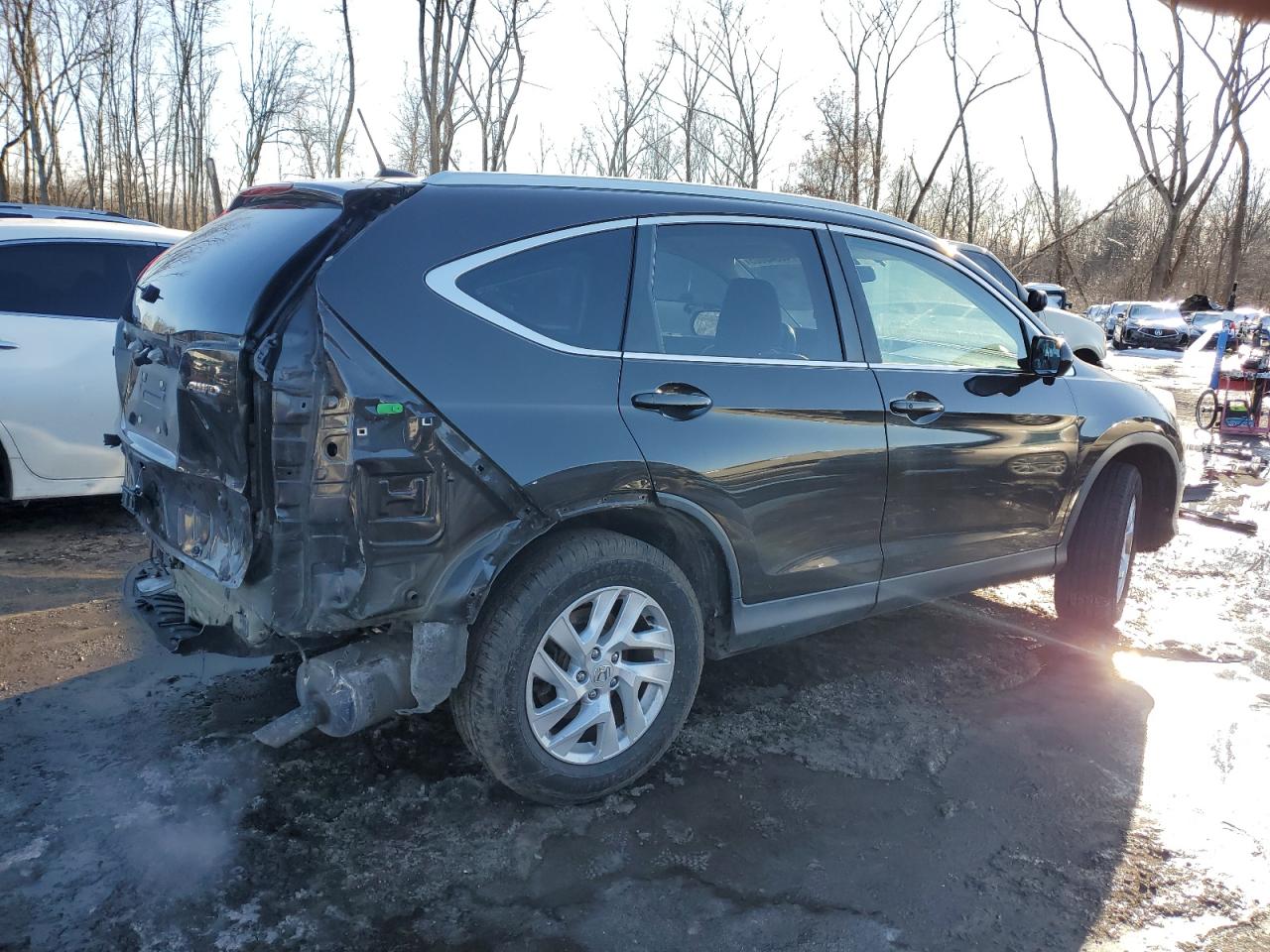 2016 Honda CR-V VIN 2HKRM4H79GH619035 Copart auction photo, rear end damage thumbnail 3