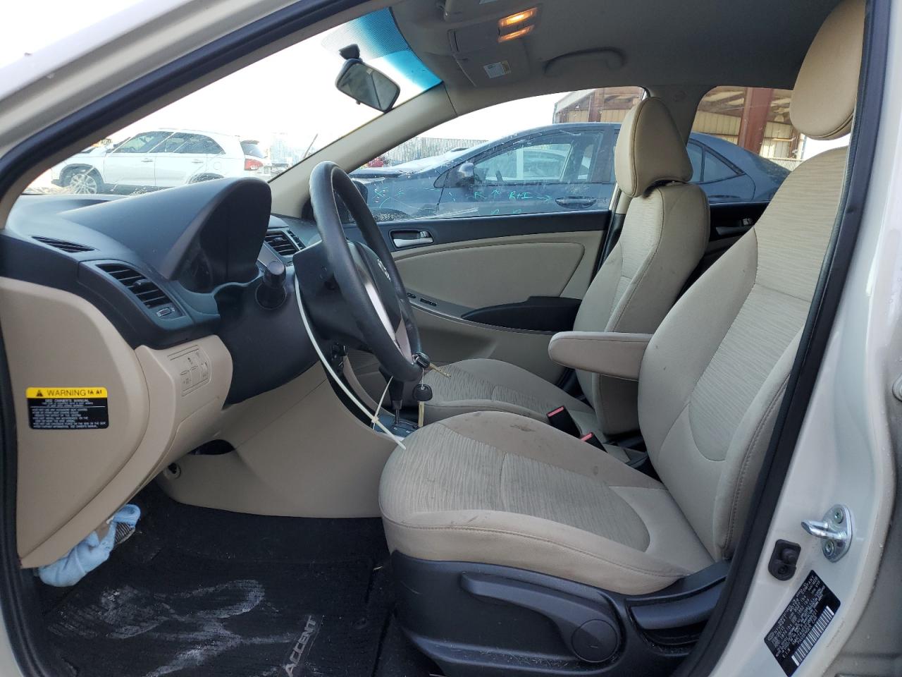 2015 Hyundai Accent VIN KMHCT4AE5FU889221 Copart auction photo, front end damage thumbnail 7
