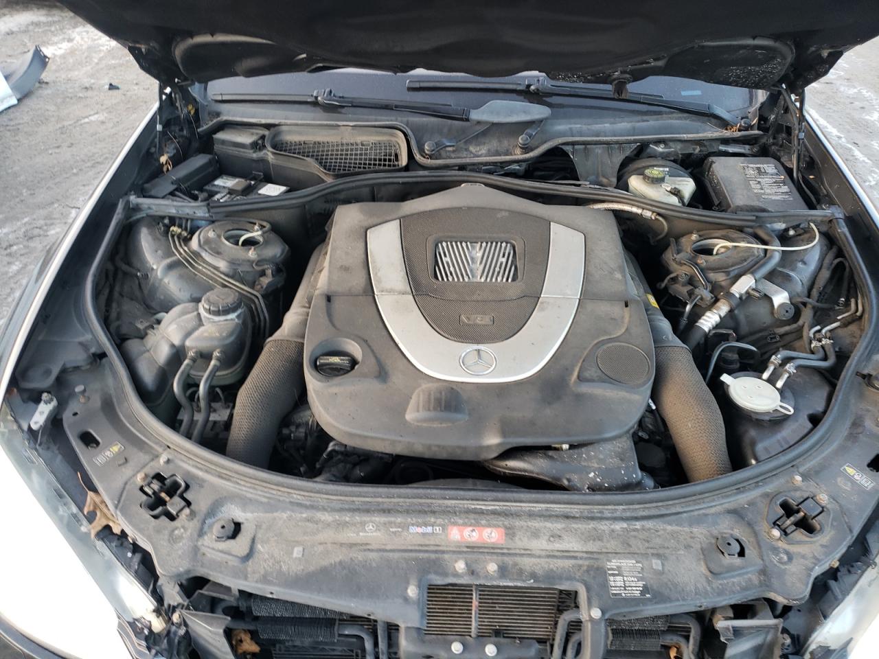 2007 Mercedes-Benz S-klasse VIN WDDNG86X27A095627 Copart auction photo, rear end / front end damage thumbnail 11