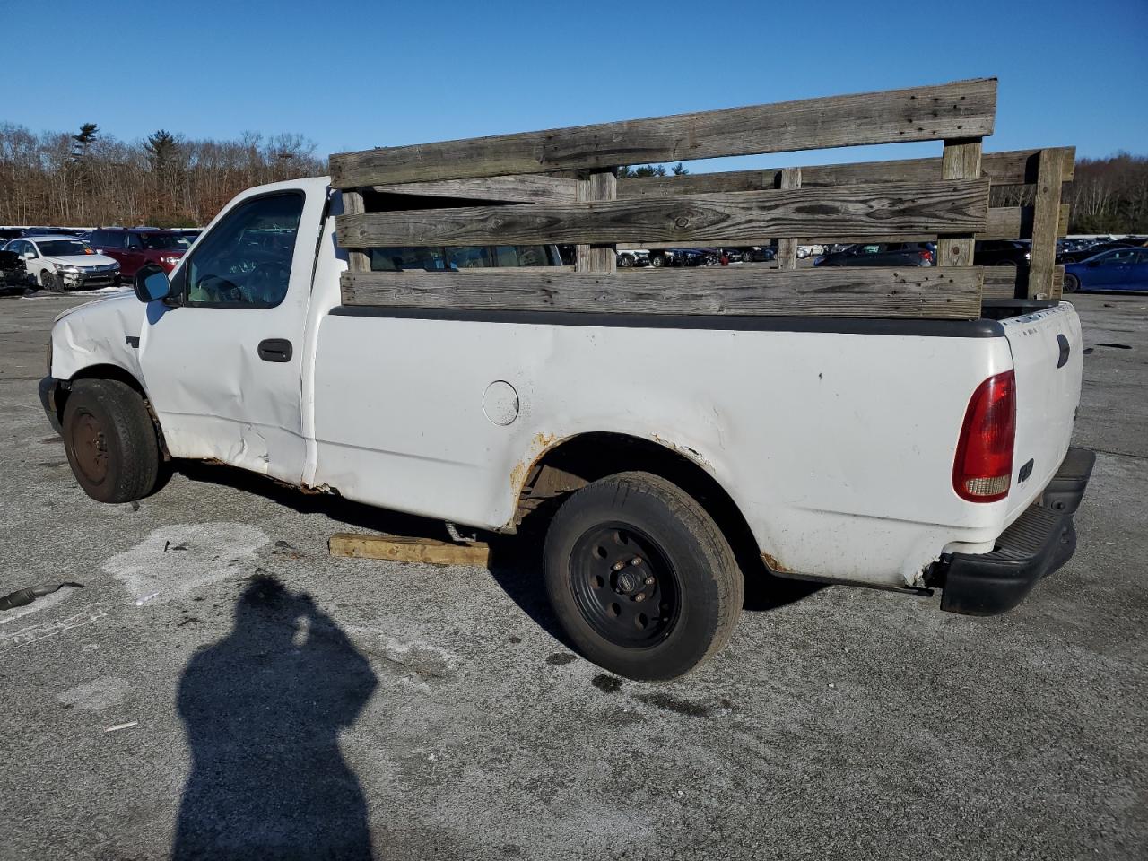 2001 Ford F-150 VIN 1FTZF17241NB28460 Copart auction photo, side / front end damage thumbnail 2