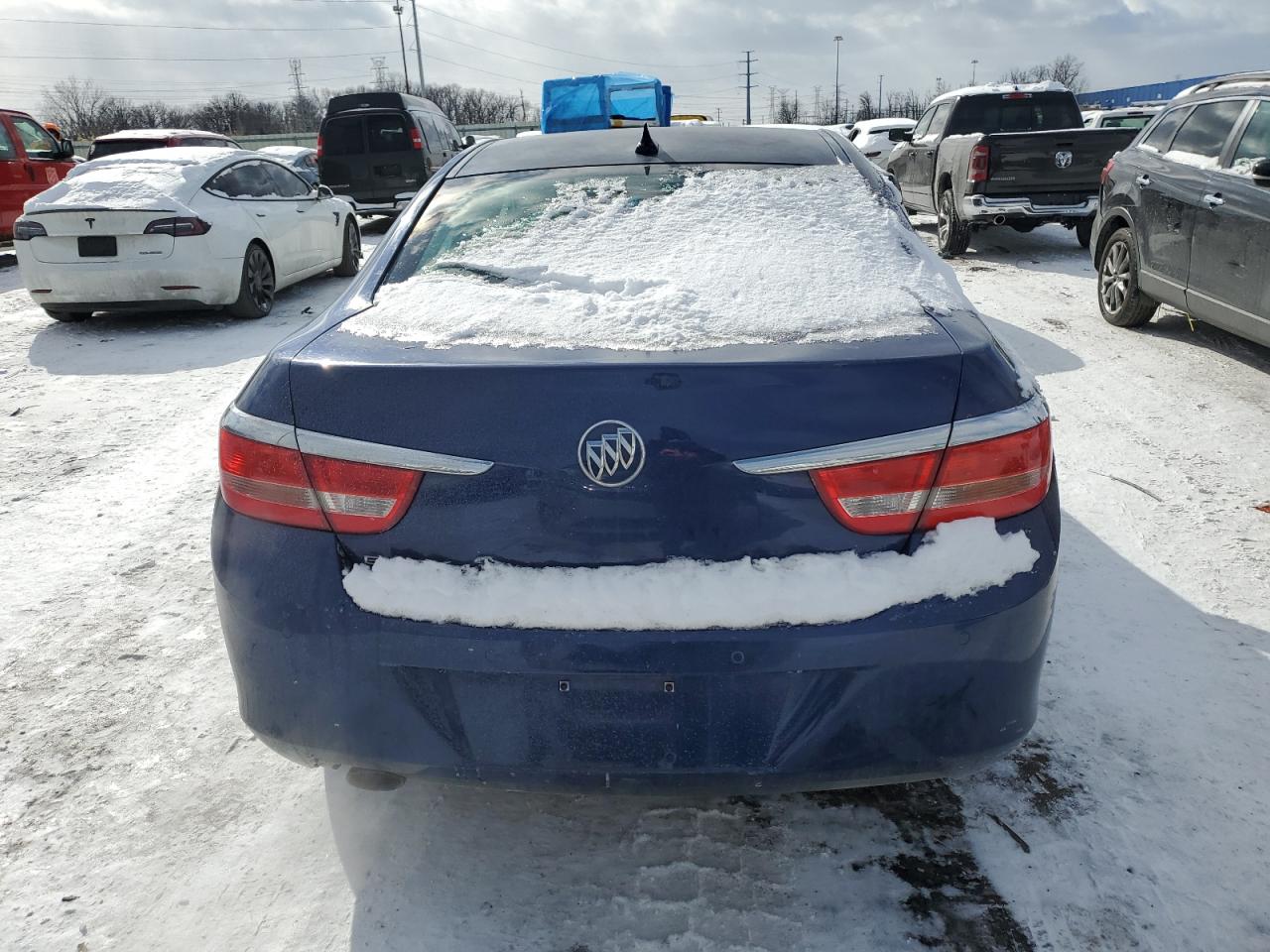 2014 Buick Verano VIN 1G4PR5SK0E4176266 Copart auction photo, side damage thumbnail 6