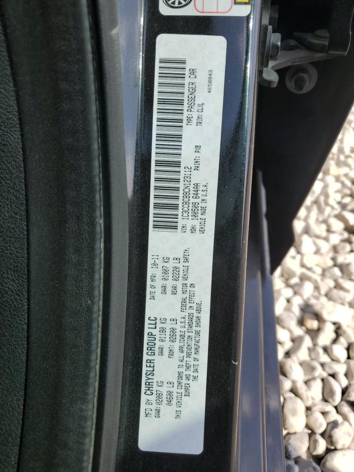 2012 Chrysler 200 VIN 1C3CCBCB9CN123112 Copart auction photo, side damage thumbnail 14