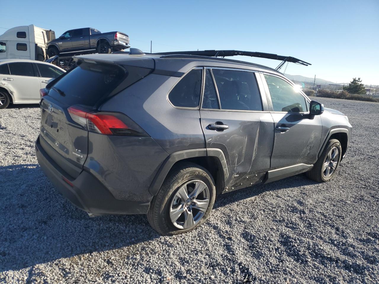 2023 Toyota RAV 4 VIN JTMLWRFV3PD204393 Copart auction photo, side damage thumbnail 3