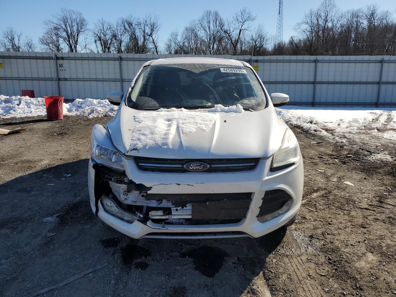 2013 Ford Escape VIN 1FMCU0HX9DUB59659 Copart auction photo, front end damage thumbnail 5