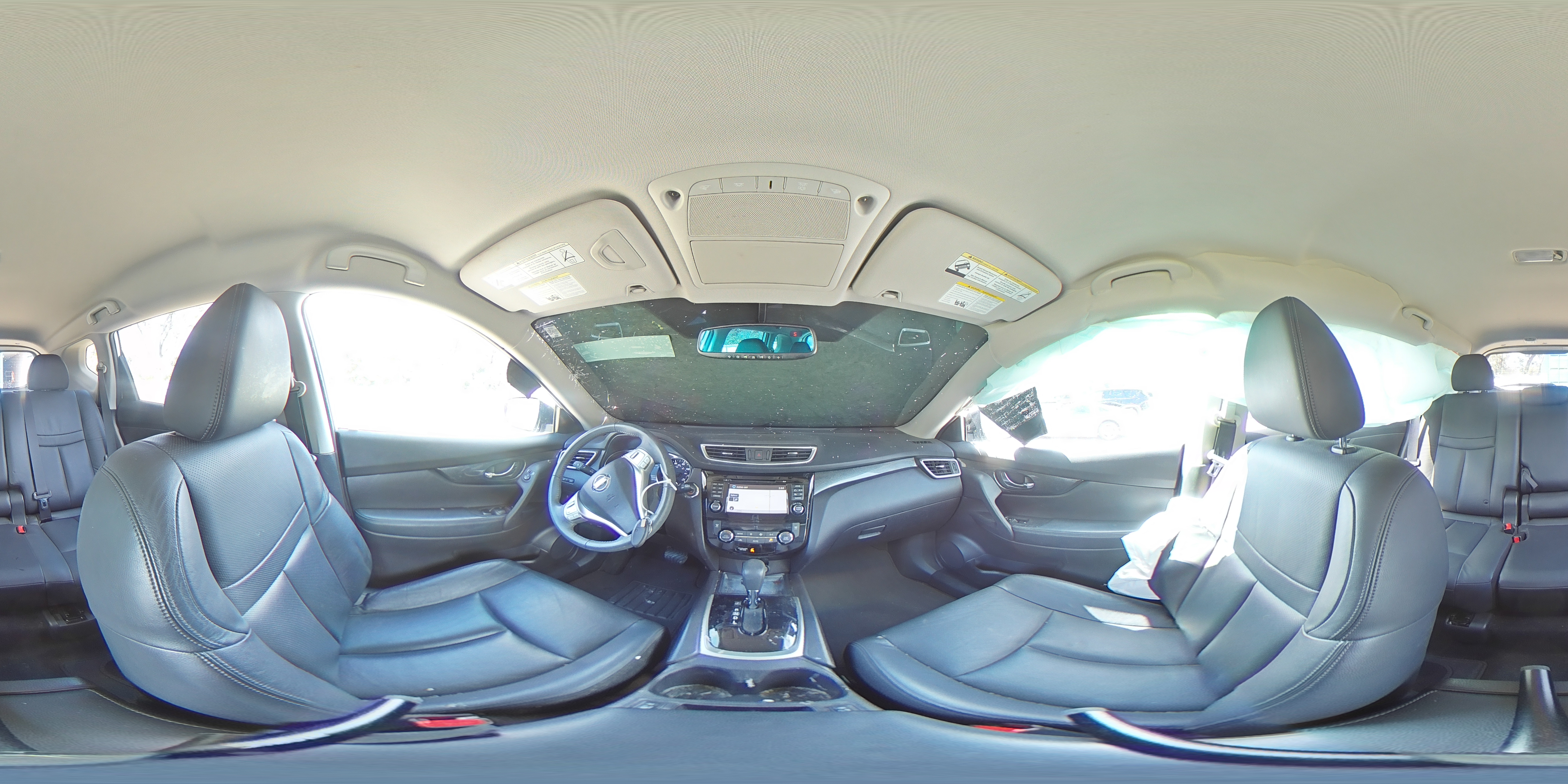 2015 Nissan Rogue VIN 5N1AT2MT4FC805305 Copart auction photo, side damage thumbnail 15