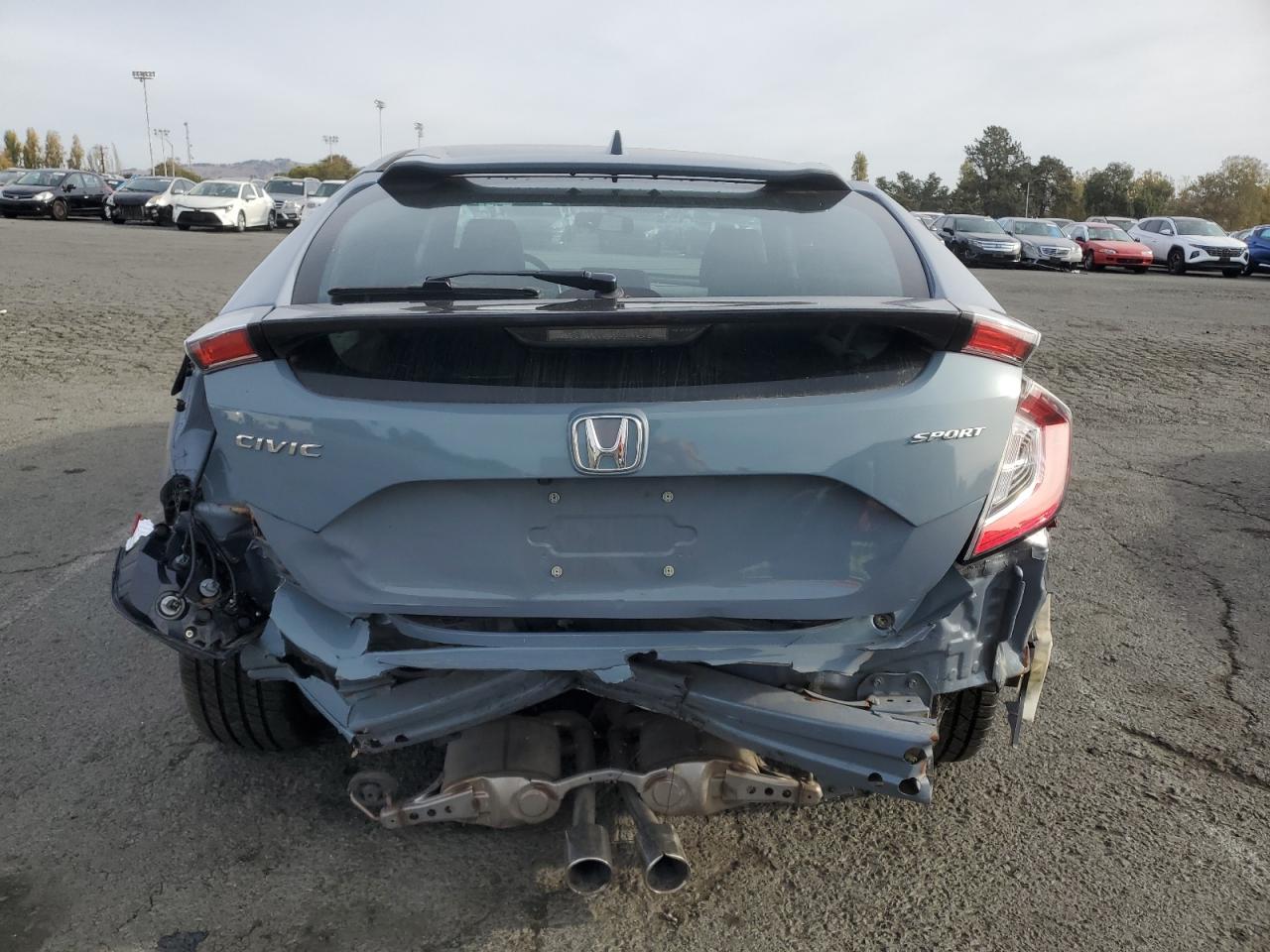 2020 Honda Civic VIN SHHFK7H47LU419746 Copart auction photo, all over damage thumbnail 6