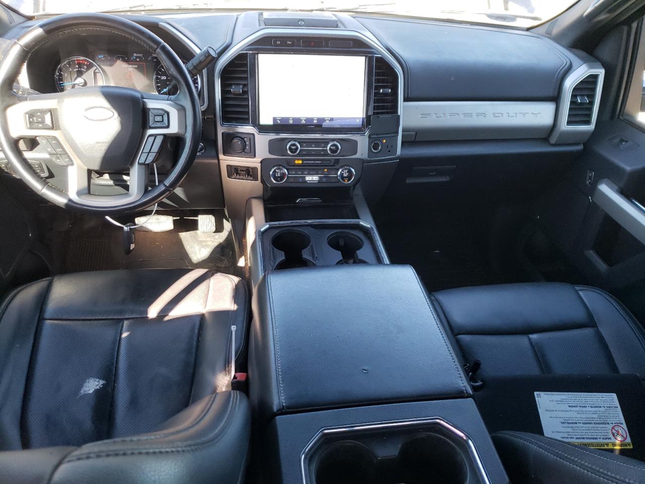 2022 Ford F450 VIN 1FT8W4DT9NEE32836 Copart auction photo, front end damage thumbnail 8