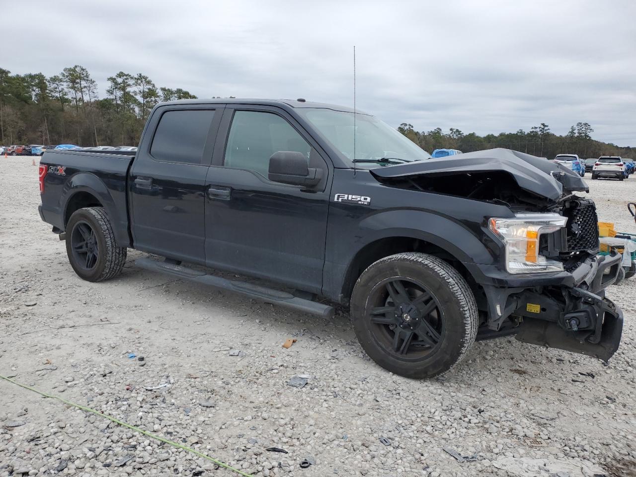2019 Ford F-150 VIN 1FTEW1CP1KFD52944 Copart auction photo, front end / side damage thumbnail 4
