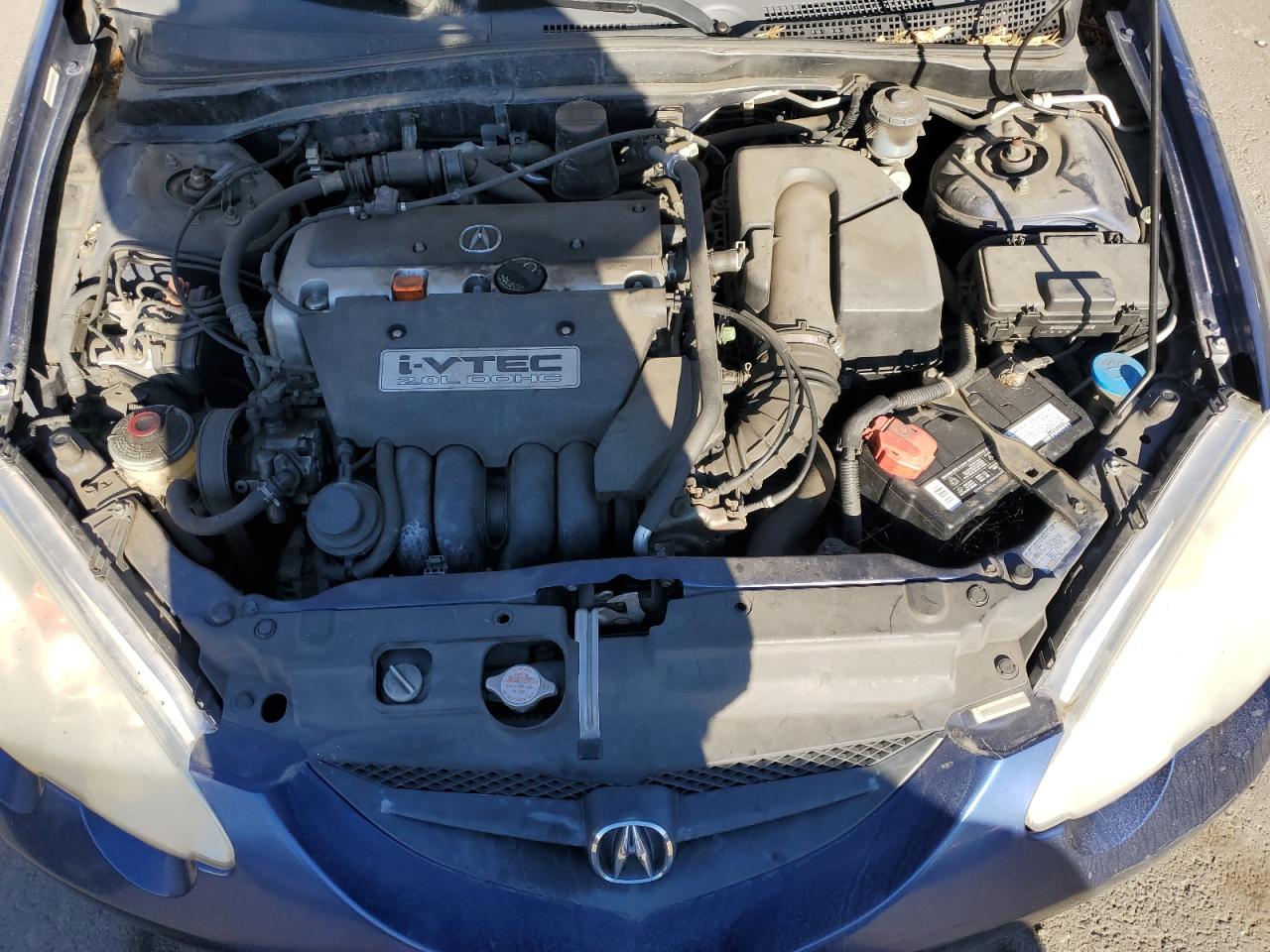 2002 Acura RSX VIN JH4DC54852C016104 Copart auction photo, front end / rear end damage thumbnail 11