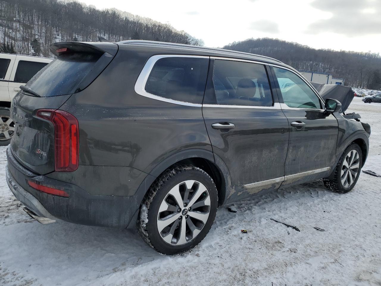 2020 KIA Telluride VIN 5XYP6DHC5LG056629 Copart auction photo, front end damage thumbnail 3