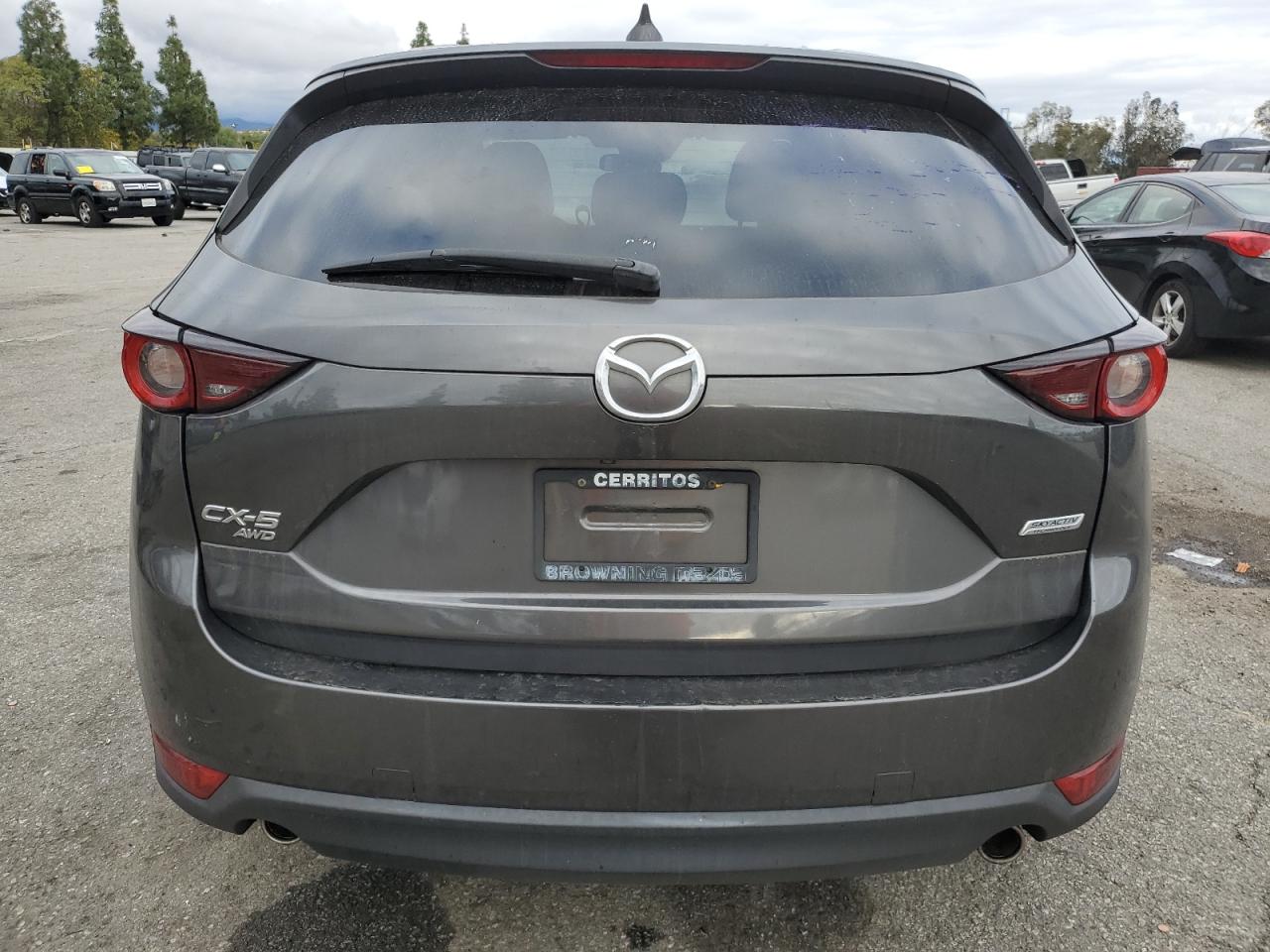 2017 Mazda CX-5 VIN JM3KFBCL3H0103022 Copart auction photo, front end / side damage thumbnail 6