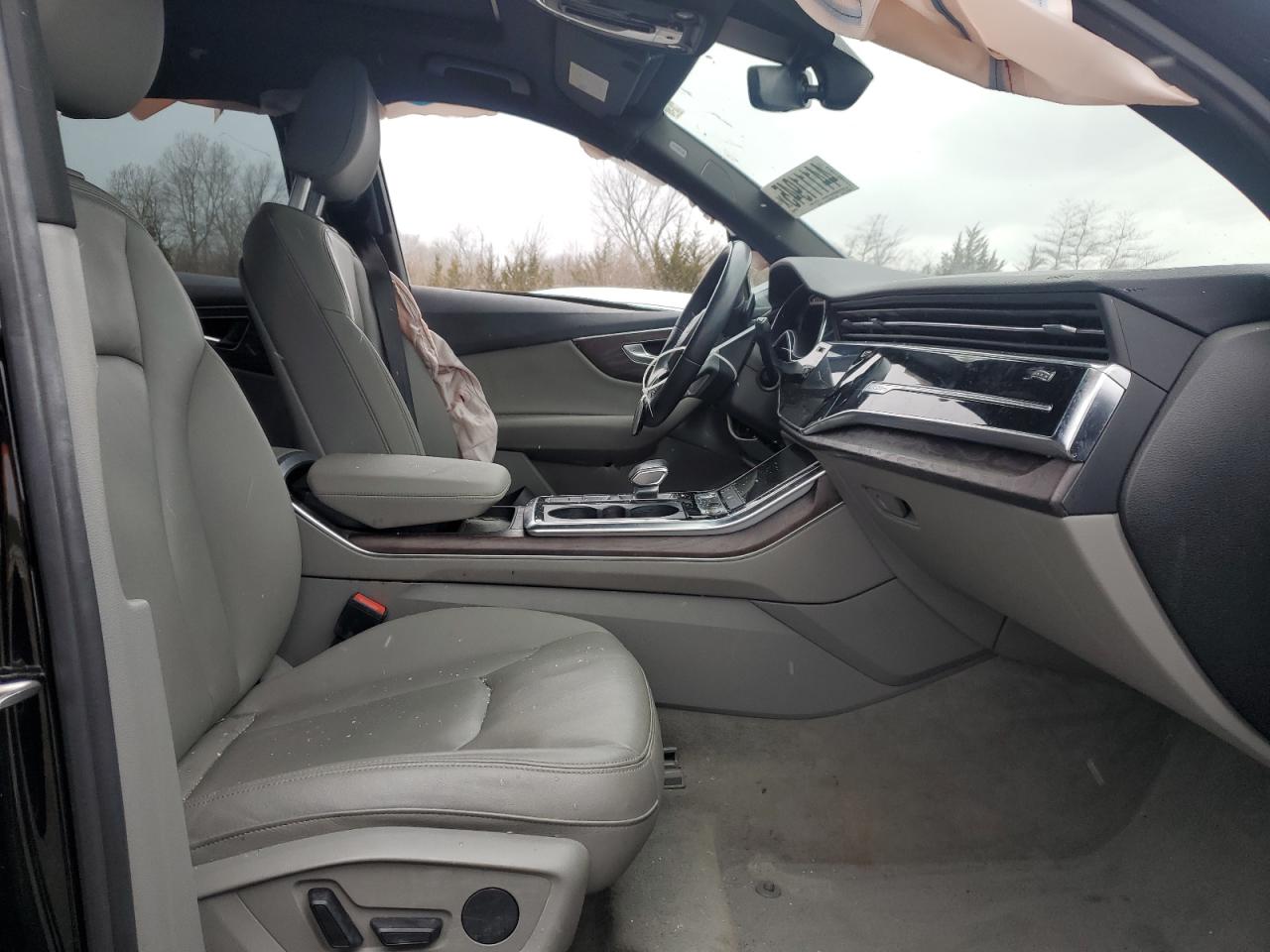 2020 Audi Q7 VIN WA1LXAF77LD003374 Copart auction photo, side / front end damage thumbnail 7