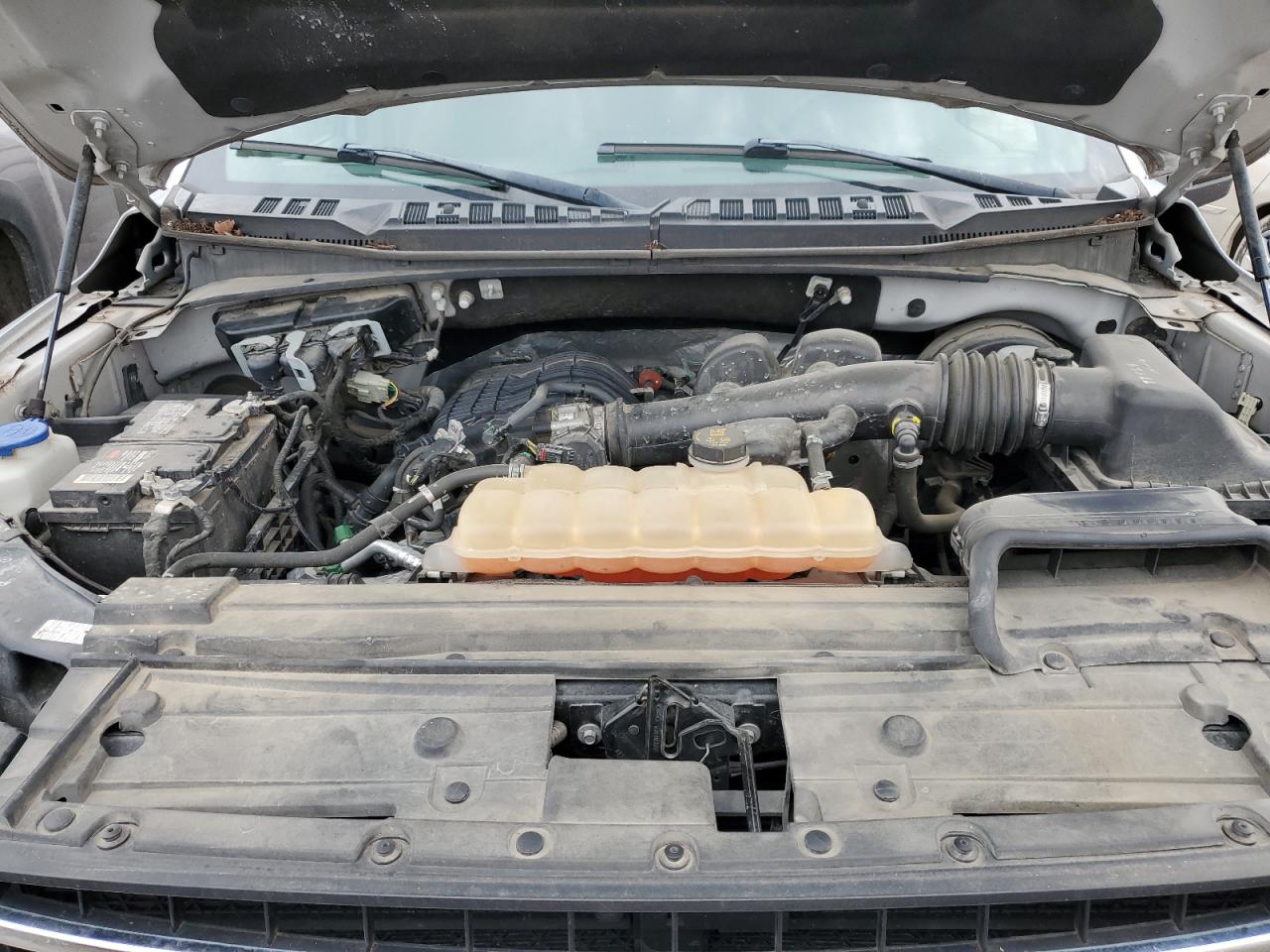 2018 Ford F-150 VIN 1FTEX1CB9JKG10652 Copart auction photo, top/roof damage thumbnail 12
