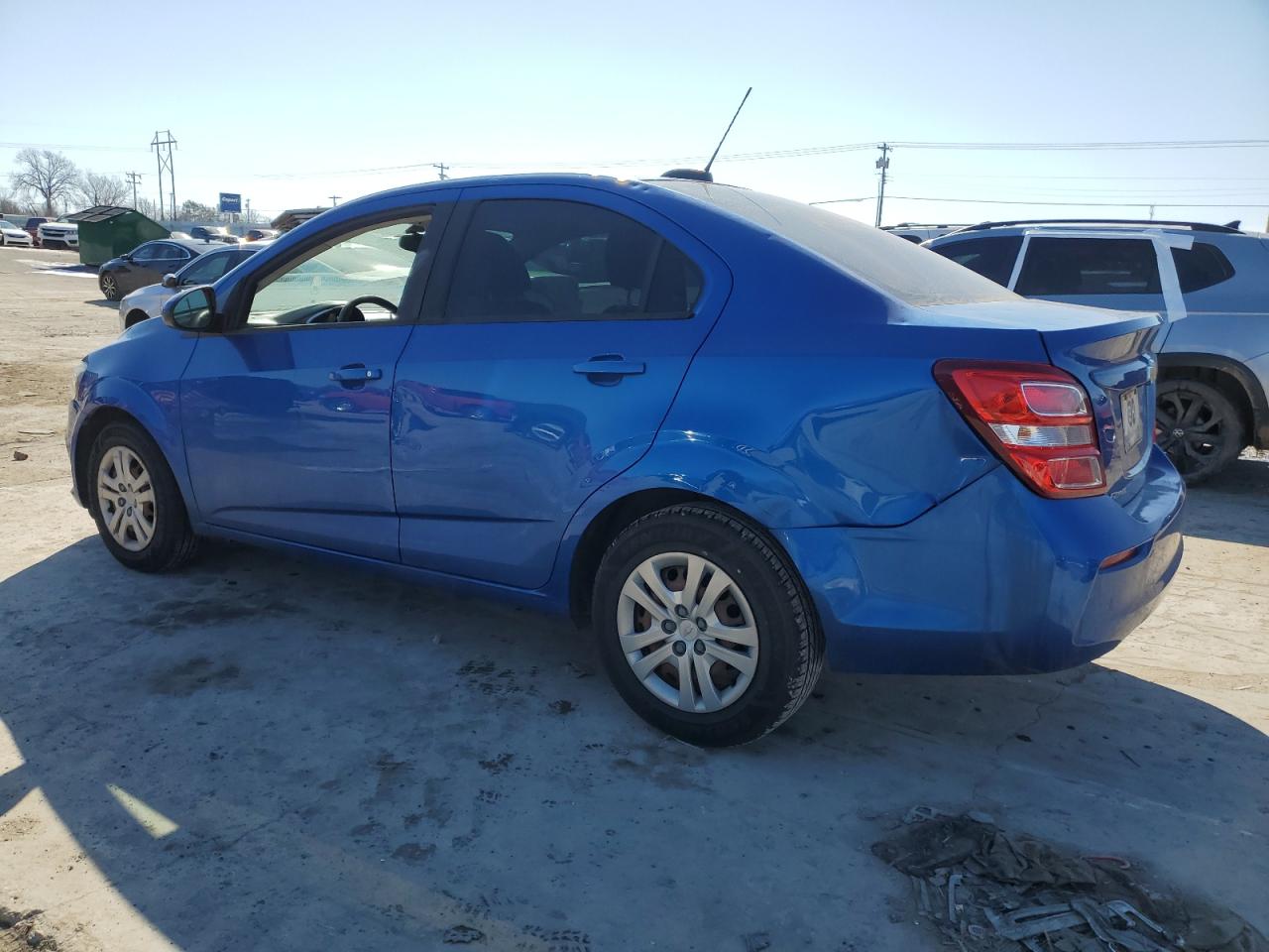 2017 Chevrolet Sonic VIN 1G1JB5SH5H4164081 Copart auction photo, hail / all over damage thumbnail 2