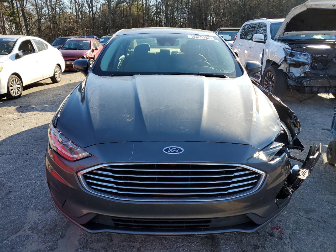 2020 Ford Fusion VIN 3FA6P0HD3LR224838 Copart auction photo, front end damage thumbnail 5