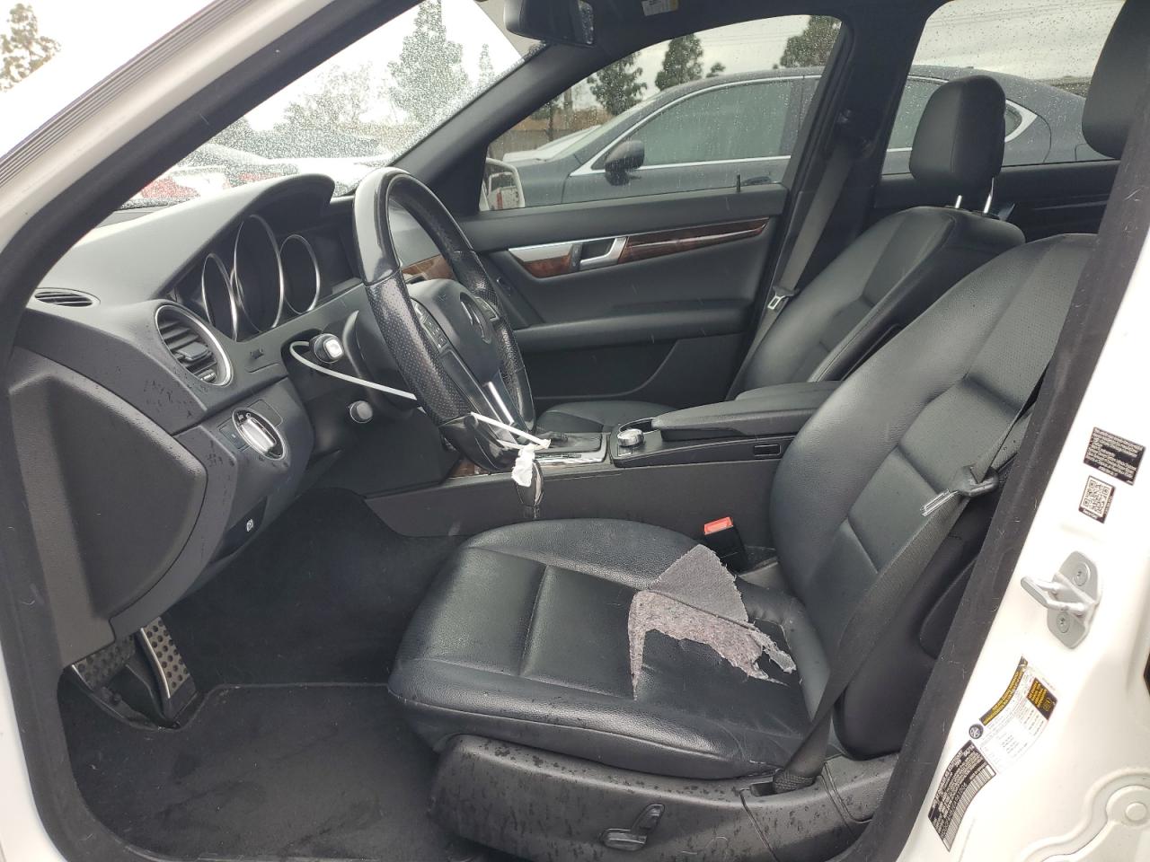 2014 Mercedes-Benz C-klasse VIN WDDGF4HB2EA961006 Copart auction photo, front end damage thumbnail 7
