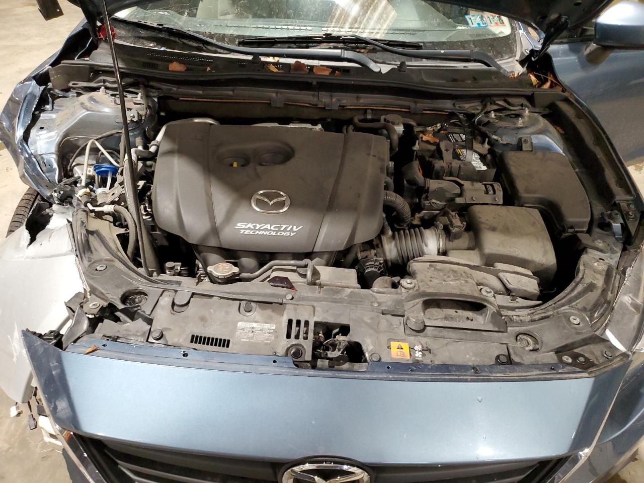 2016 Mazda 3 VIN JM1BM1T79G1326573 Copart auction photo, front end / side damage thumbnail 11