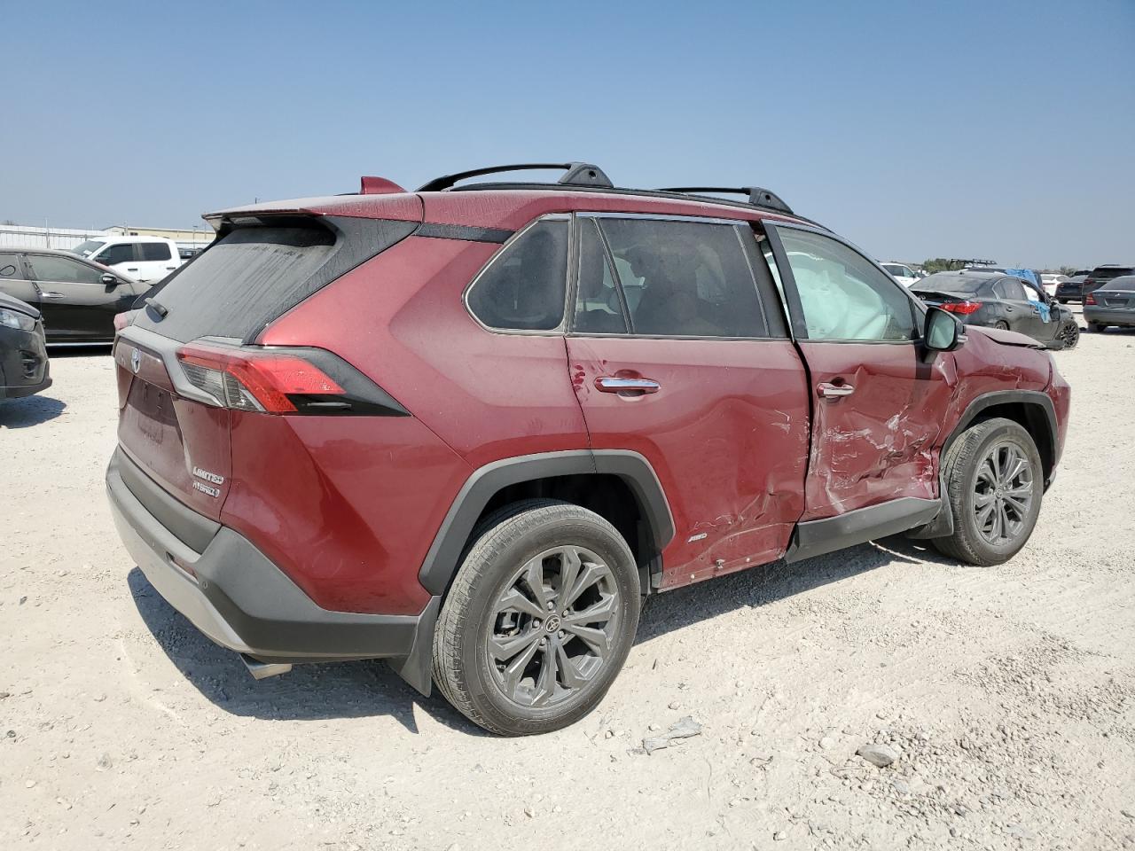 2023 Toyota RAV 4 VIN 4T3D6RFV9PU122241 Copart auction photo, side damage thumbnail 3