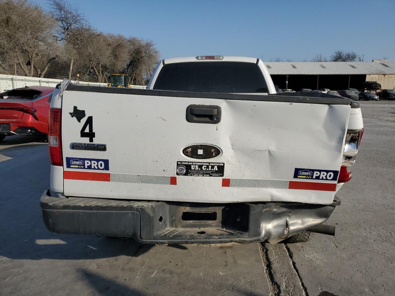 2007 Ford F-150 VIN 1FTRF12277NA03193 Copart auction photo, rear end / minor dent/scratches damage thumbnail 6