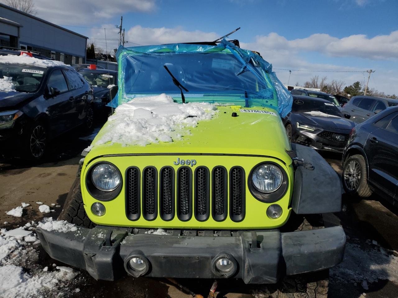 2016 Jeep Wrangler VIN 1C4HJWDG0GL339828 Copart auction photo, all over damage thumbnail 5
