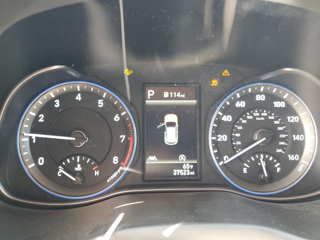 2023 Hyundai Kona VIN KM8K3CAB8PU936643 Copart auction photo, front end damage thumbnail 9