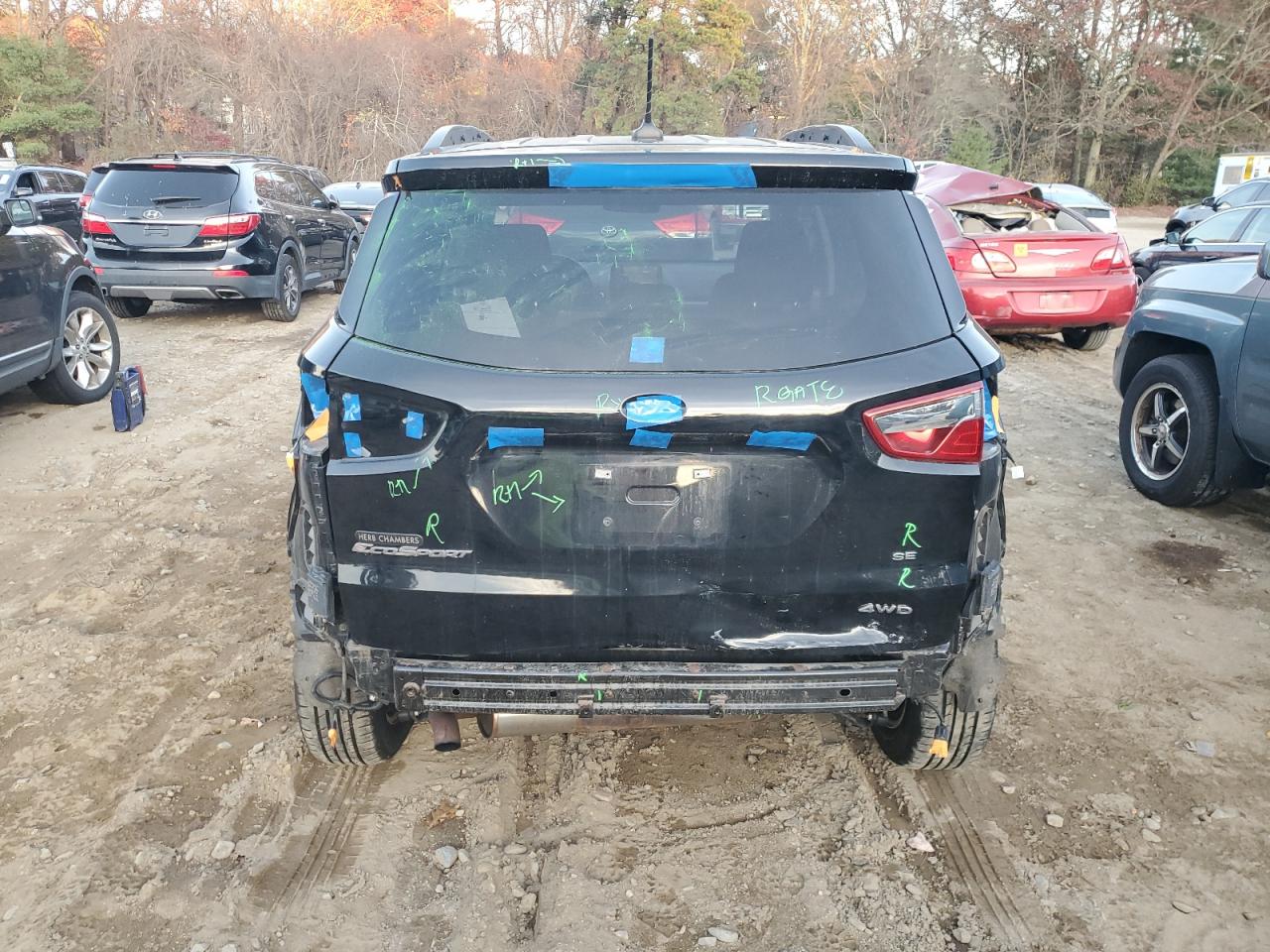 2019 Ford EcoSport VIN MAJ6S3GL7KC265625 Copart auction photo, front end damage thumbnail 6