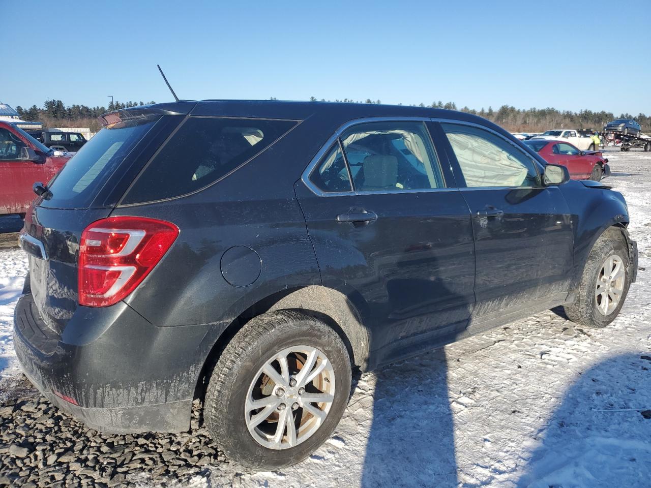 2017 Chevrolet Equinox VIN 2GNFLEEK6H6114569 Copart auction photo, front end damage thumbnail 3