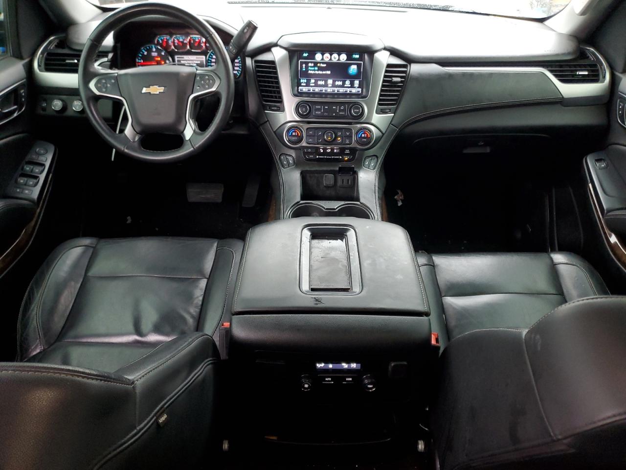 2018 Chevrolet Tahoe VIN 1GNSKBKC8JR358649 Copart auction photo, front end / undercarriage damage thumbnail 8