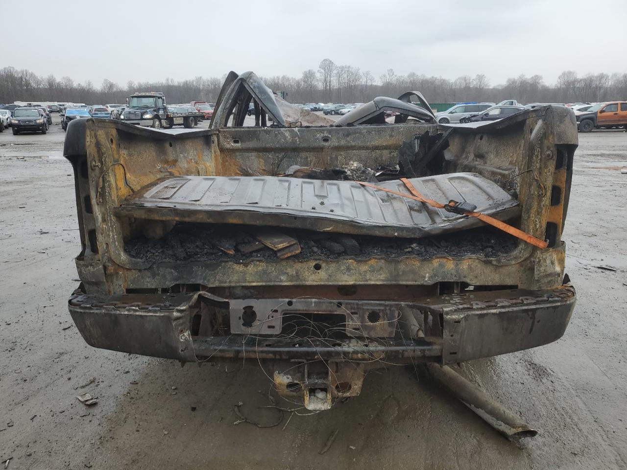 2011 Chevrolet Silverado VIN 1GC1KVCG9BF237171 Copart auction photo, burn damage thumbnail 6