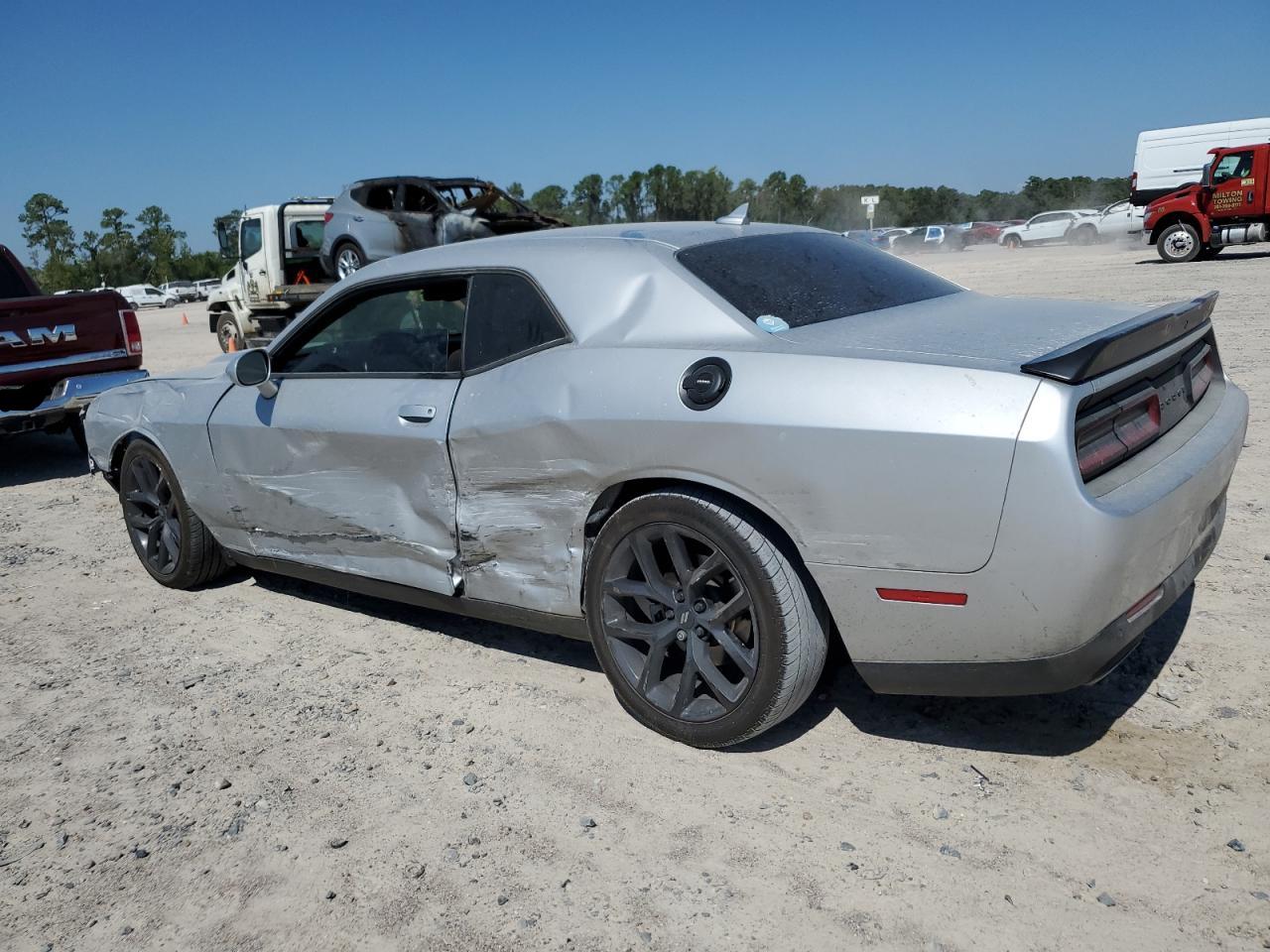 2021 Dodge Challenger VIN 2C3CDZJG6MH572486 Copart auction photo, side / front end damage thumbnail 2