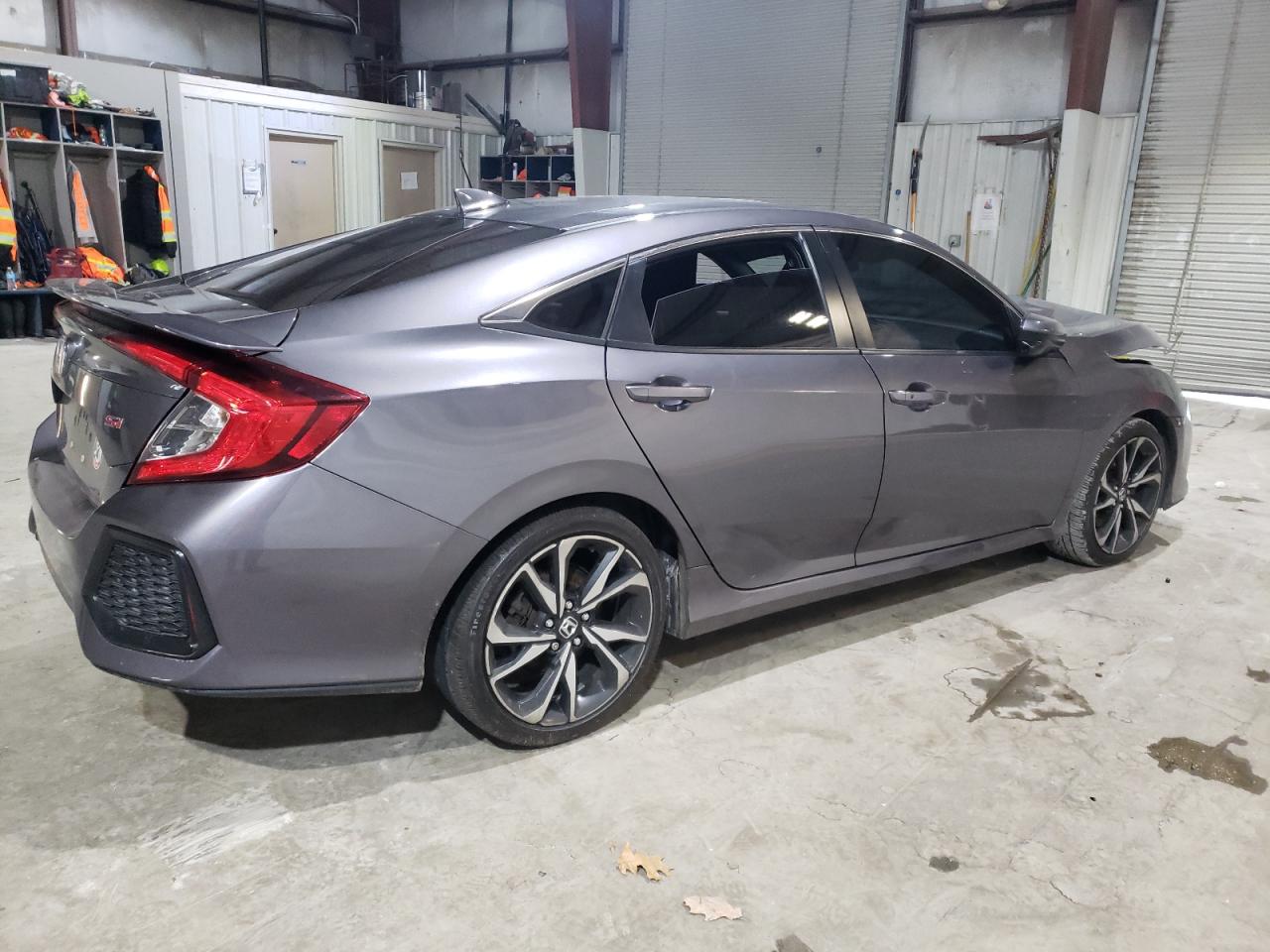 2018 Honda Civic VIN 2HGFC1E50JH704760 Copart auction photo, front end damage thumbnail 3