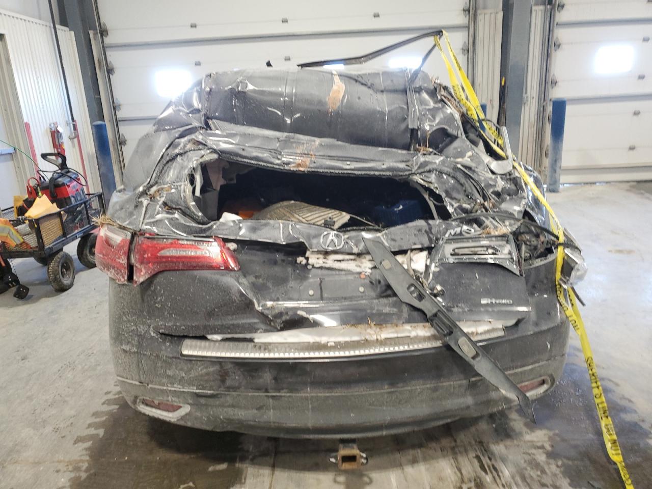 2016 Acura MDX VIN 5FRYD4H62GB059200 Copart auction photo, all over damage thumbnail 6