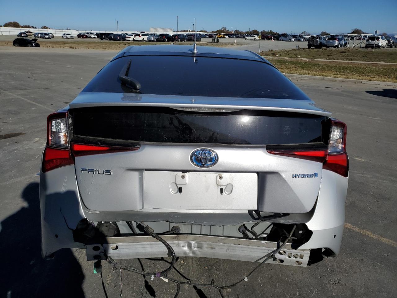 2019 Toyota Prius VIN JTDKARFU7K3076532 Copart auction photo, rear end damage thumbnail 6