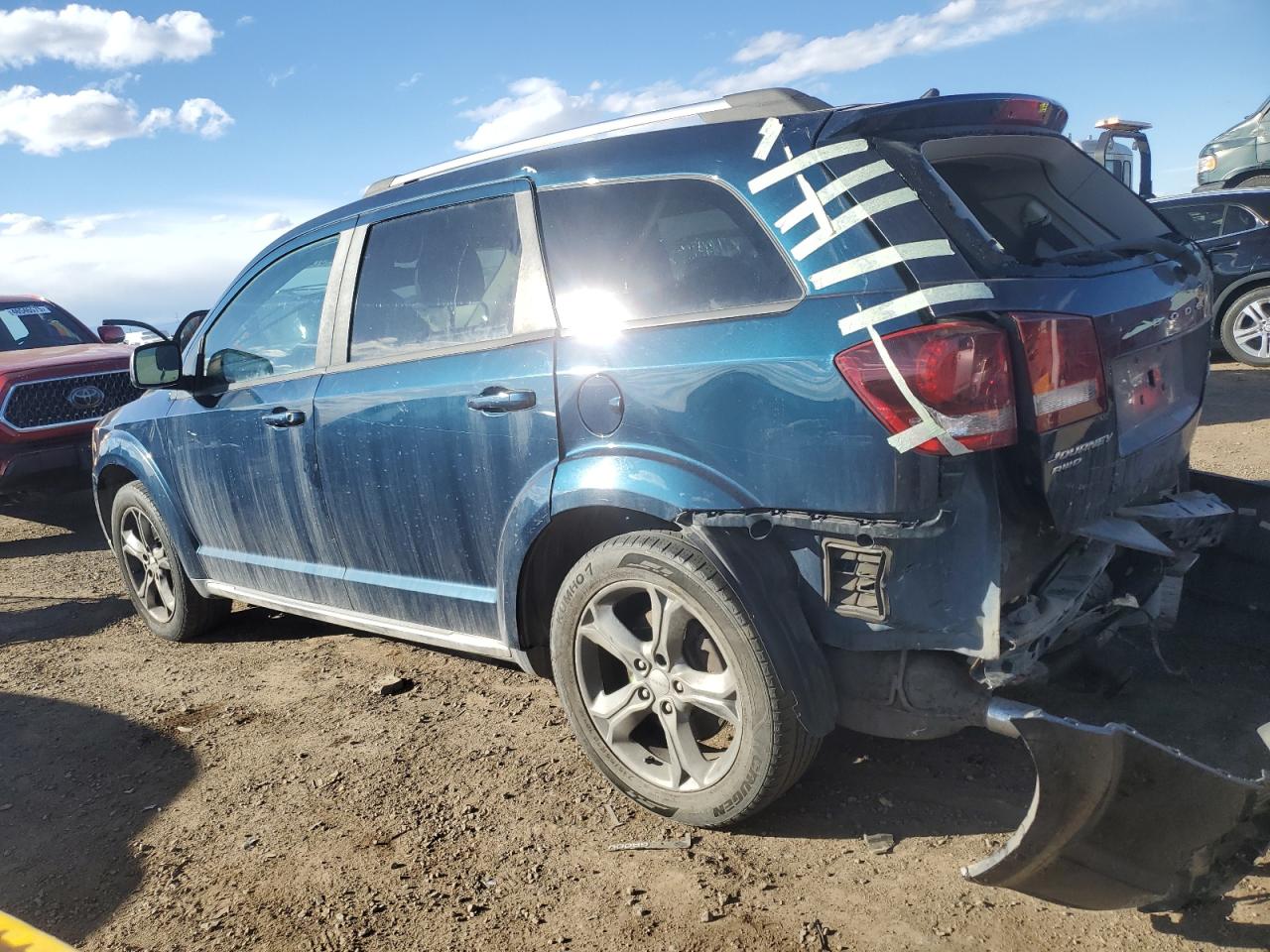 2015 Dodge Journey VIN 3C4PDDGG6FT585059 Copart auction photo, rear end damage thumbnail 2