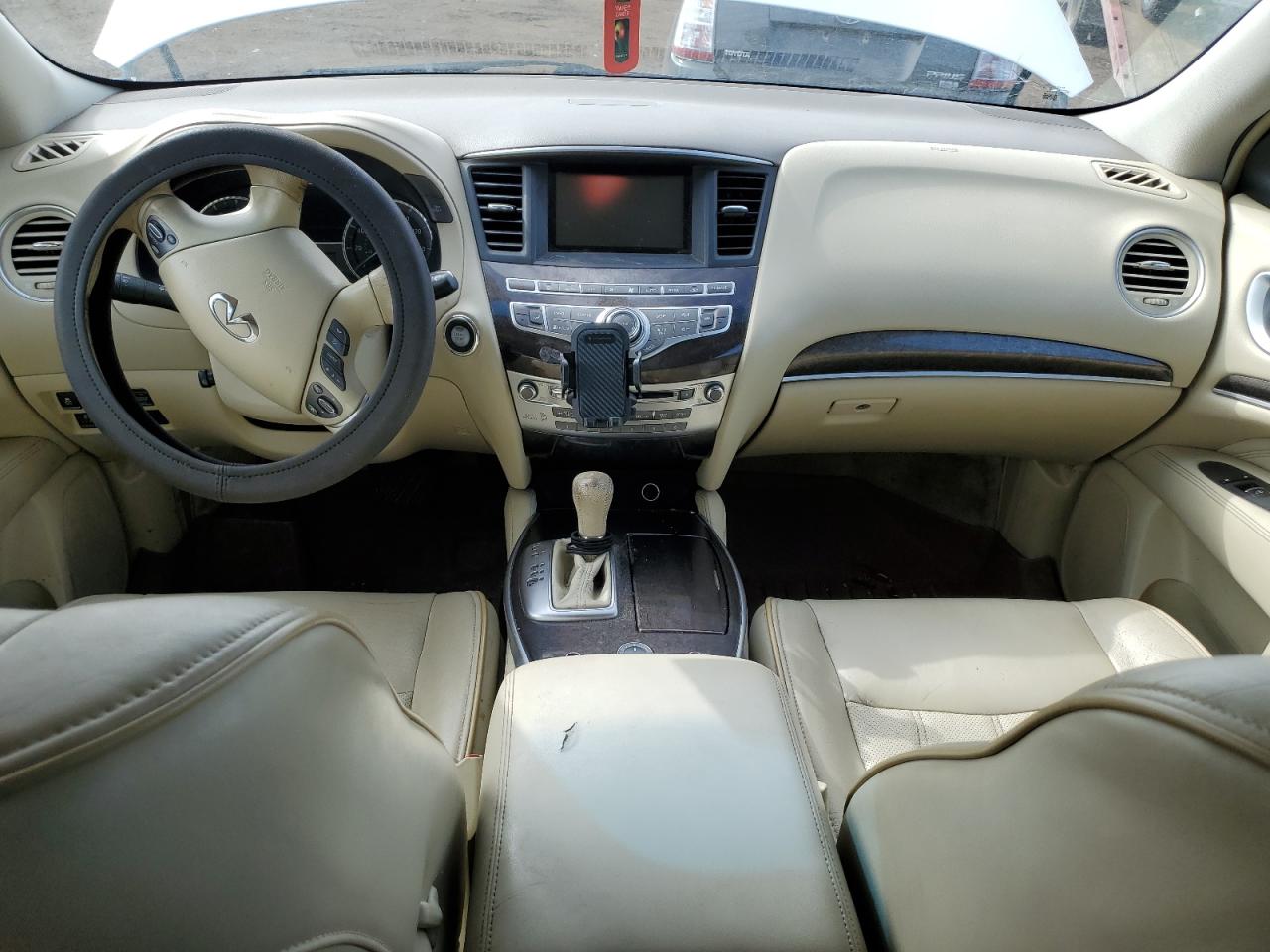 2013 Infiniti JX VIN 5N1AL0MM9DC348808 Copart auction photo, front end damage thumbnail 8