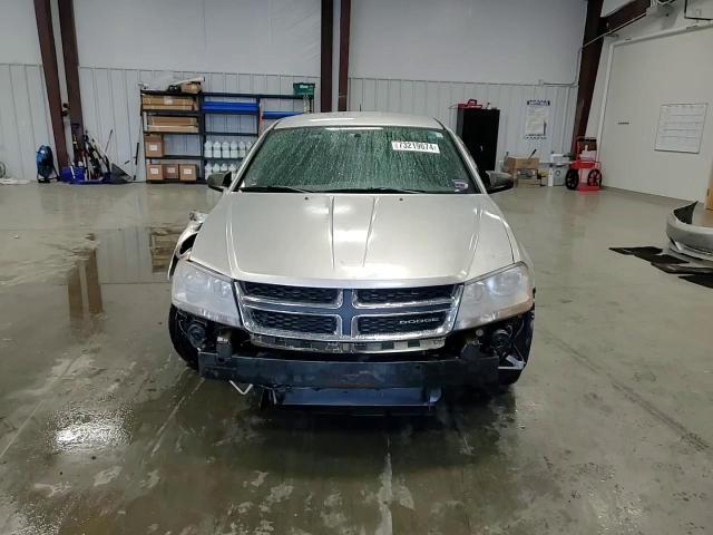 2012 Dodge Avenger VIN 1C3CDZAB6CN128695 Copart auction photo, front end / side damage thumbnail 11