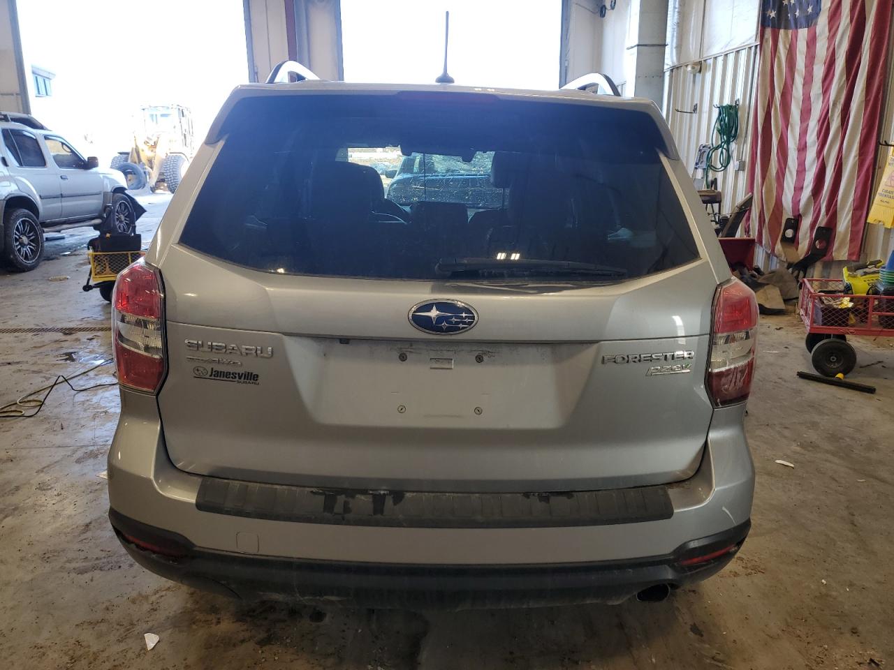 2015 Subaru Forester VIN JF2SJAWC5FH542168 Copart auction photo, all over / top/roof damage thumbnail 6
