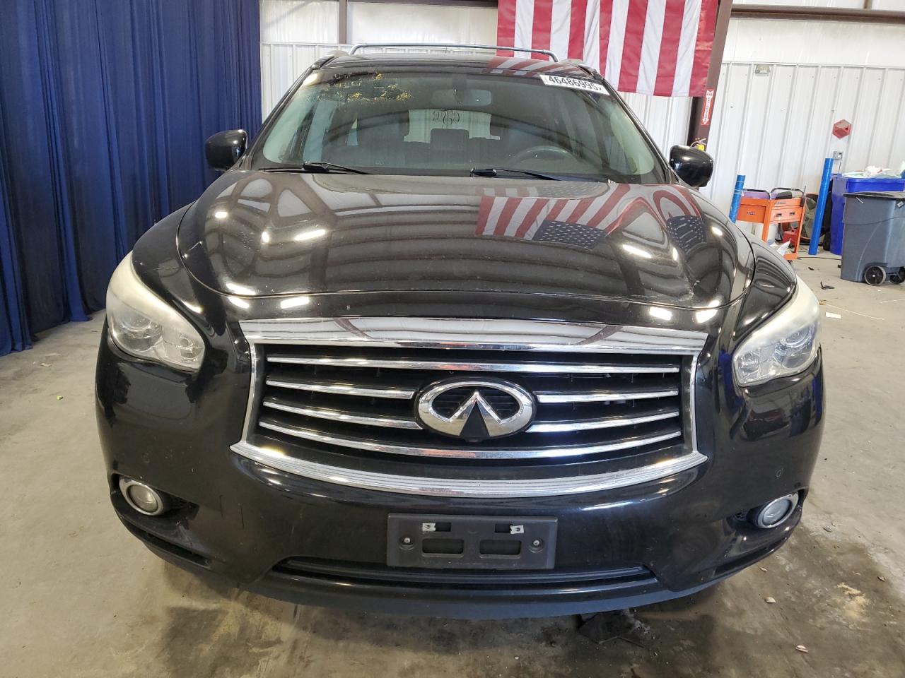 2013 Infiniti JX VIN 5N1AL0MM9DC348887 Copart auction photo, rear end damage thumbnail 5