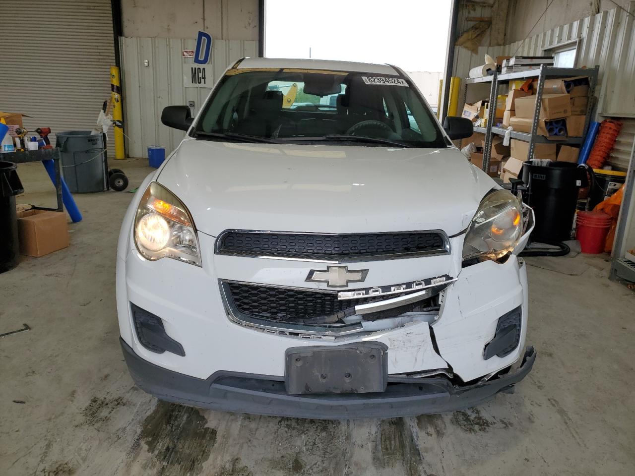 2014 Chevrolet Equinox VIN 1GNALAEK0EZ106552 Copart auction photo, front end / side damage thumbnail 5