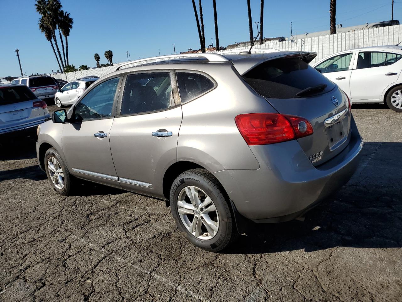 2015 Nissan Rogue VIN JN8AS5MV2FW260251 Copart auction photo, front end / minor dent/scratches damage thumbnail 2