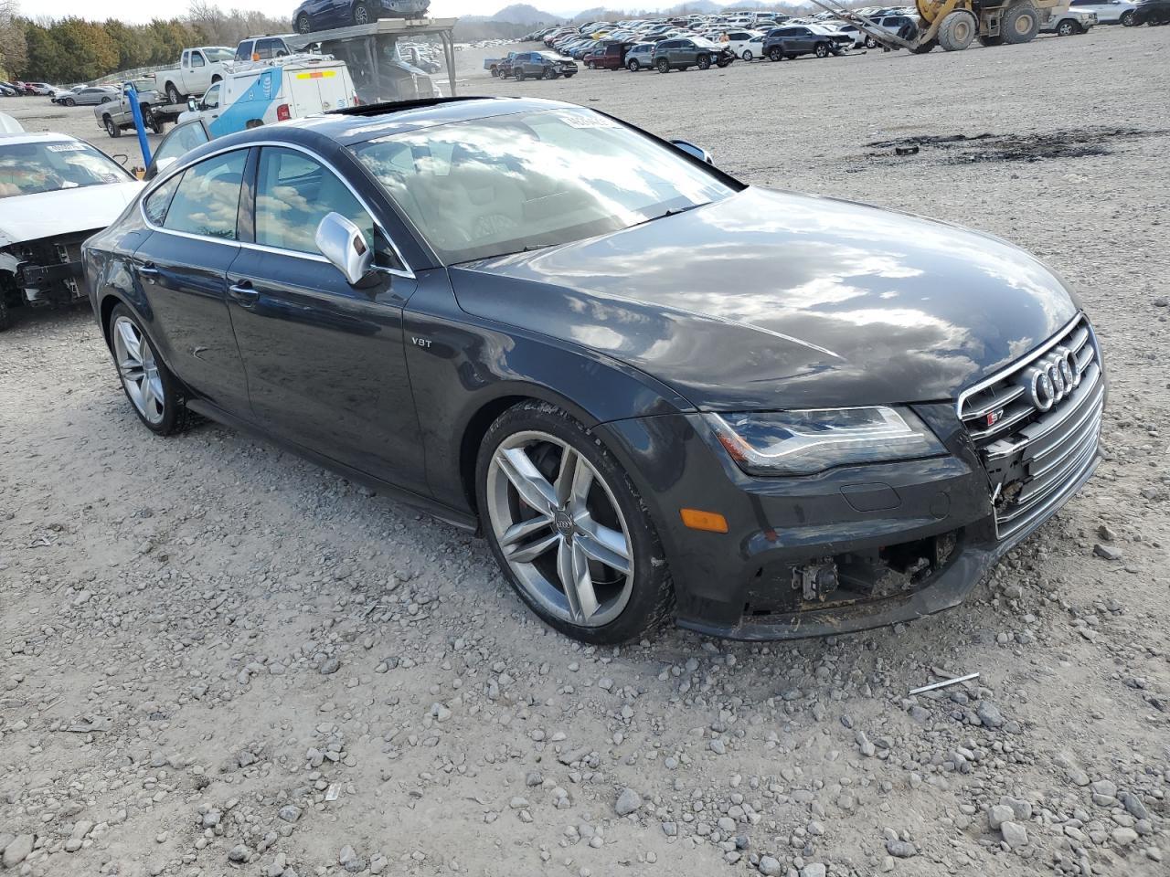 2013 Audi S7 VIN WAUW2BFC1DN153798 Copart auction photo, front end damage thumbnail 4