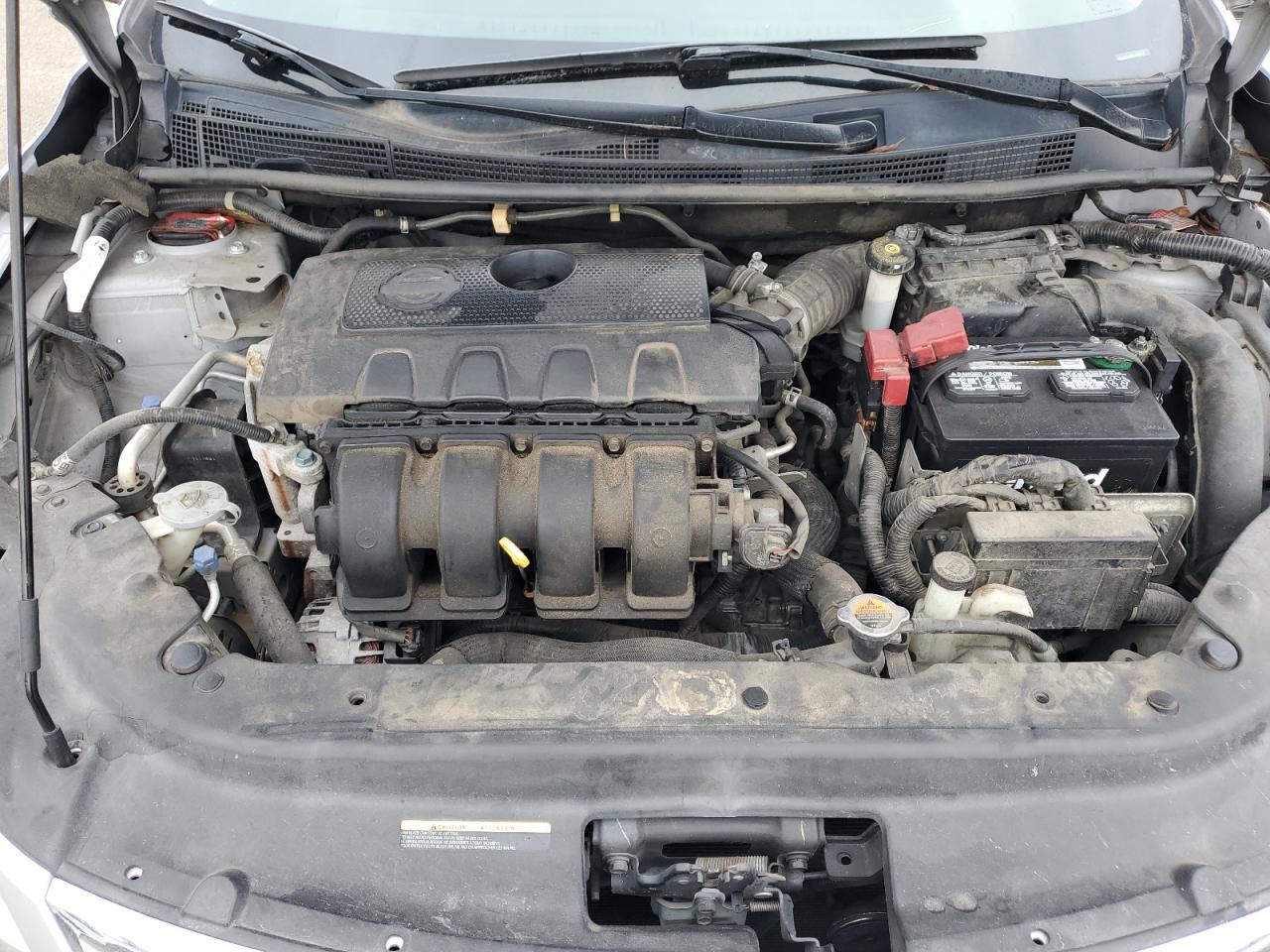 2015 Nissan Sentra VIN 3N1AB7AP4FL635613 Copart auction photo, side / rear end damage thumbnail 12