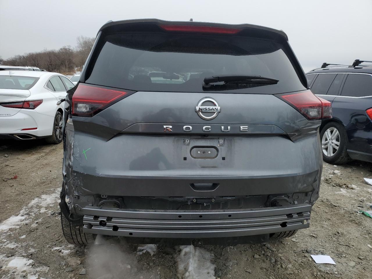 2021 Nissan Rogue VIN 5N1AT3AA8MC711336 Copart auction photo, rear end / side damage thumbnail 6