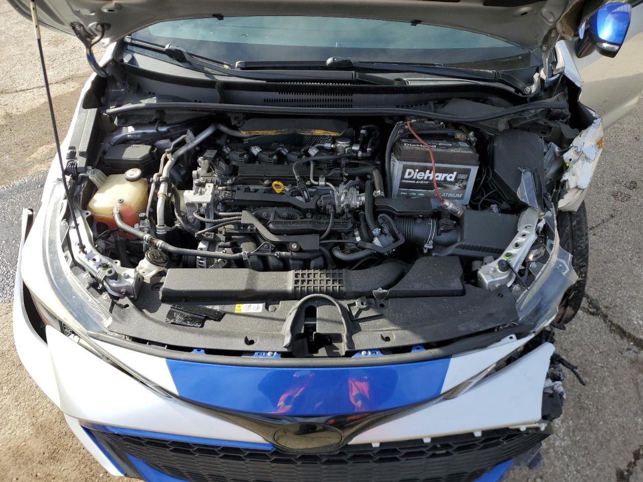 2019 Toyota Corolla VIN JTNK4RBE6K3010314 Copart auction photo, front end / rear end damage thumbnail 11