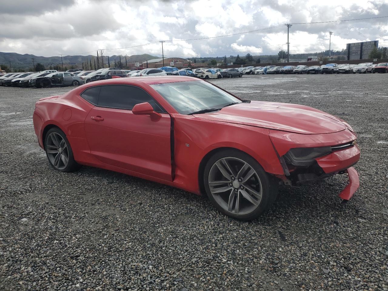 2017 Chevrolet Camaro VIN 1G1FB1RSXH0208194 Copart auction photo, undercarriage / front end damage thumbnail 4