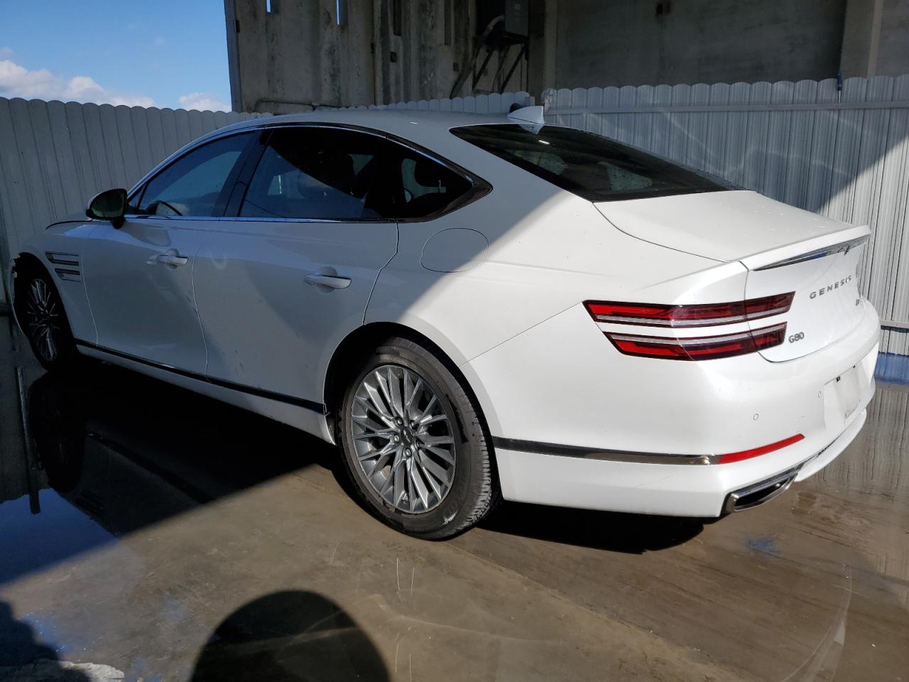 2024 Genesis G80 VIN KMTGB4SC3RU237743 Copart auction photo, front end / side damage thumbnail 2