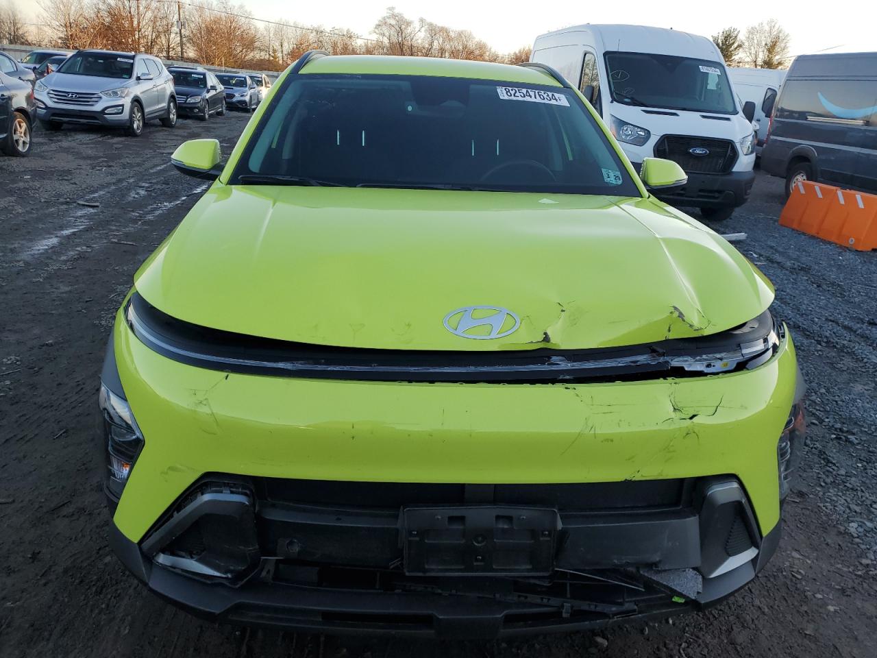 2024 Hyundai Kona VIN KM8HBCAB9RU116393 Copart auction photo, front end / rear end damage thumbnail 5