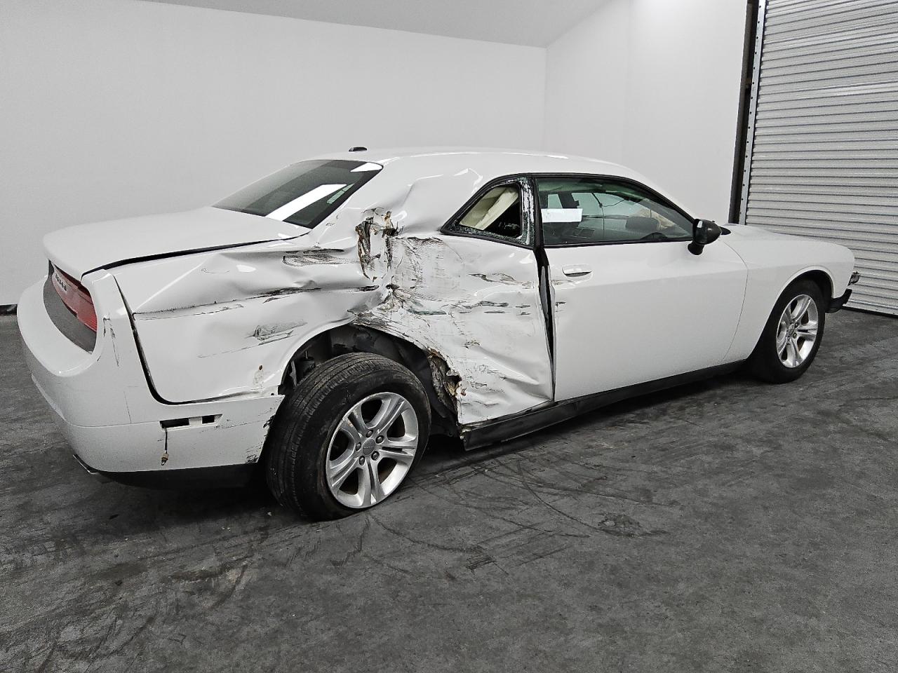 2013 Dodge Challenger VIN 2C3CDYAGXDH566619 Copart auction photo, side / front end damage thumbnail 3